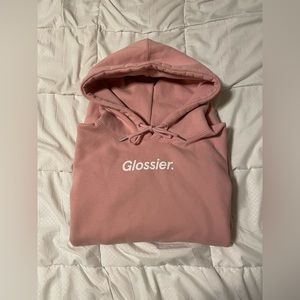 Glossier Original Pink Hoodie / Small